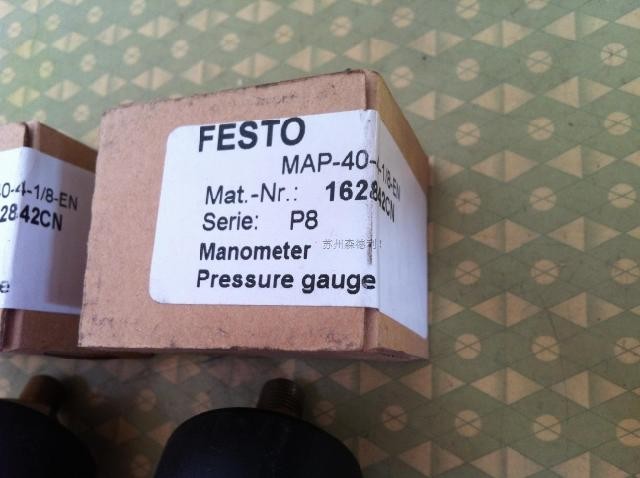 Pressure gauge with FESTO MAP-40-4-1/8-EN 162842CN